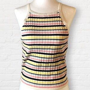 𝅺H&M cropped tank top with wide arm openings.